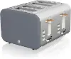 Nordic Gray 4 Slice Toaster