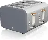 Swan Nordic Gray 4 Slice Toaster