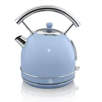 Swan Blue Retro Dome Kettle