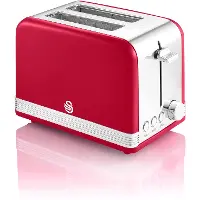 Swan Red Retro 2-Slice Toaster