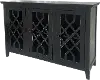 Jackson 3 Door Black Cabinet