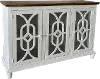 Hampton Gray and Brown Cabinet