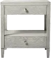 Clearance Modern Eclectic Light Gray Nightstand