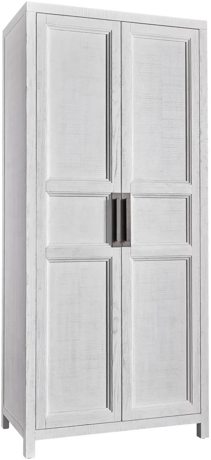 Modern Eclectic Cream Utility Cabinet-1