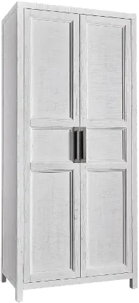 Modern Eclectic Cream Utility Cabinet