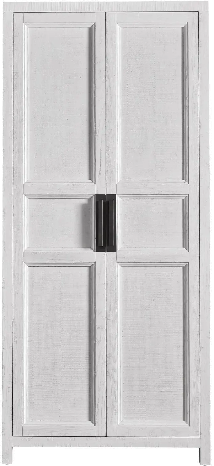 Modern Eclectic Cream Utility Cabinet-2