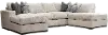 Trevi Light Gray 3 Piece Sectional