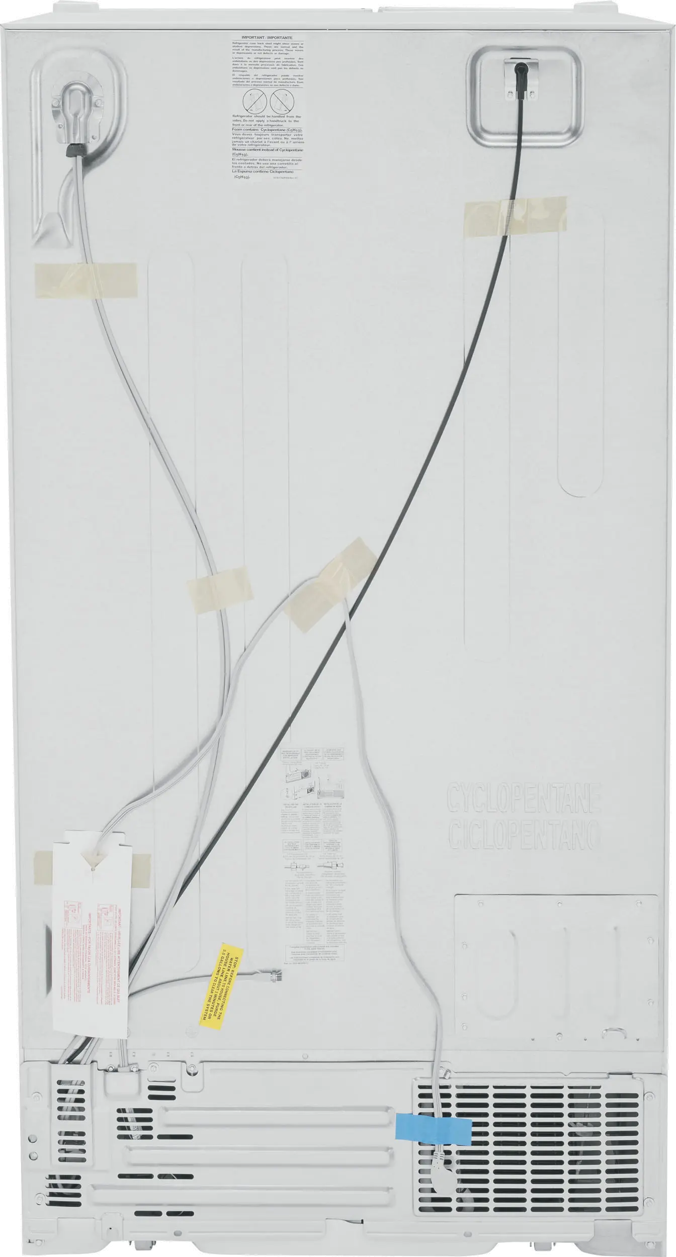 GSS25GGPWW GE 25.1 cu ft Side by Side Refrigerator - White-10