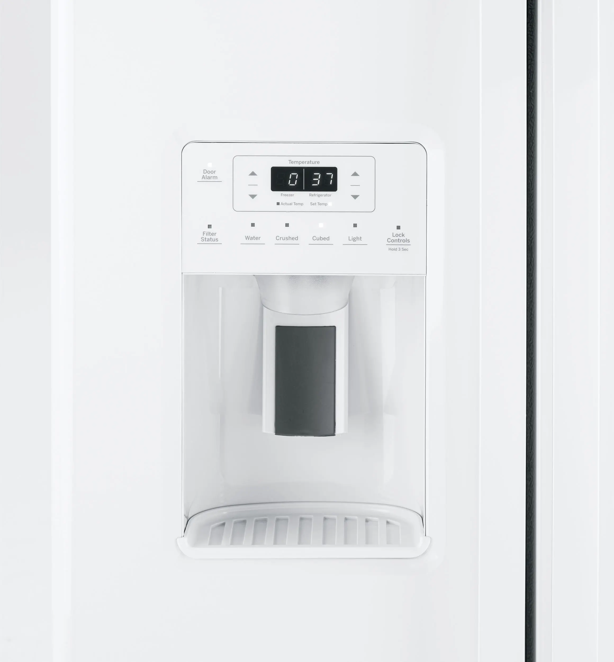 GSS25GGPWW GE 25.1 cu ft Side by Side Refrigerator - White-4