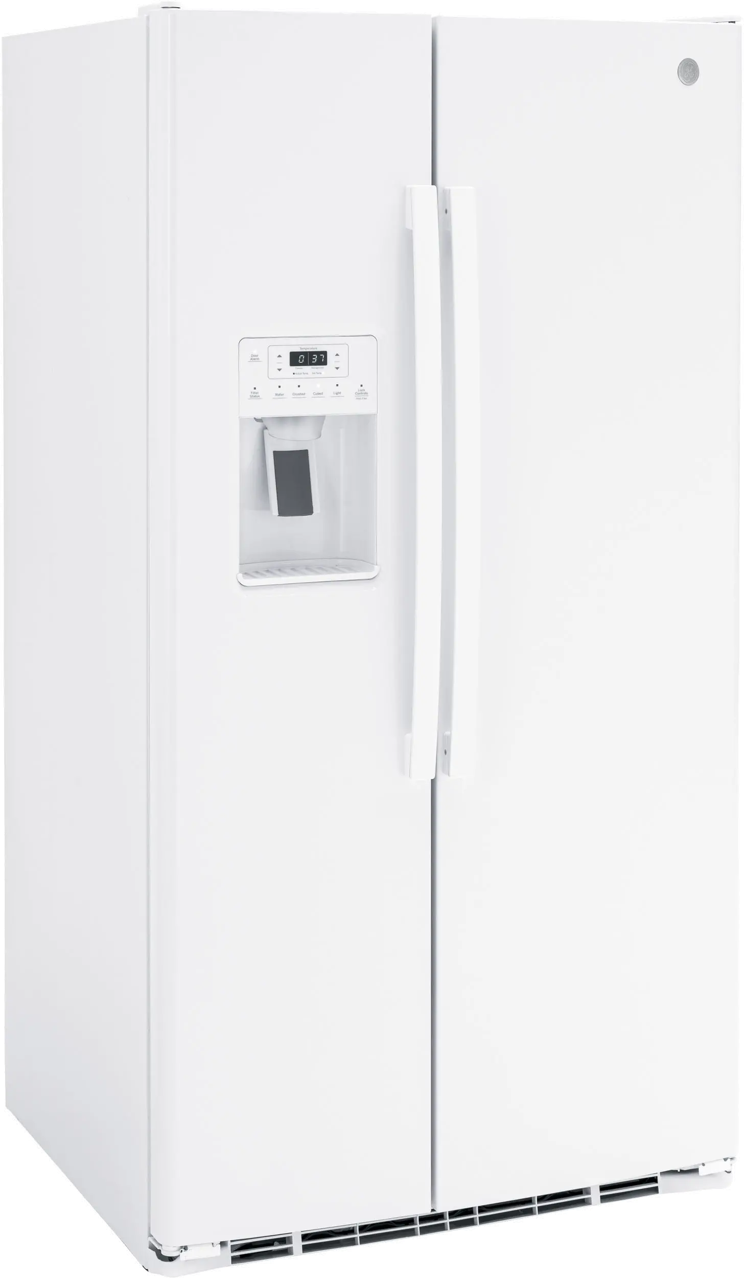 GSS25GGPWW GE 25.1 cu ft Side by Side Refrigerator - White-9
