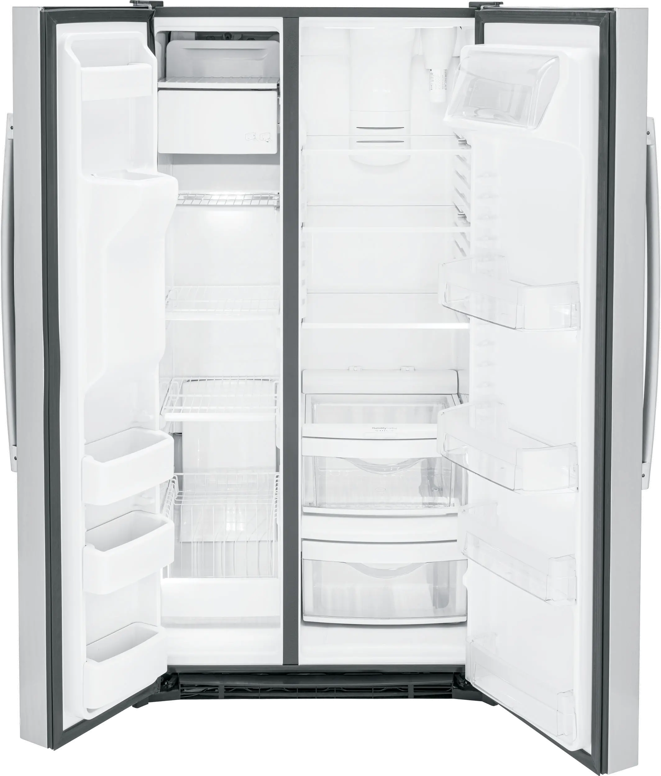 GSS25GYPFS GE 25.1 cu ft Side by Side Refrigerator - Stainless Steel-3