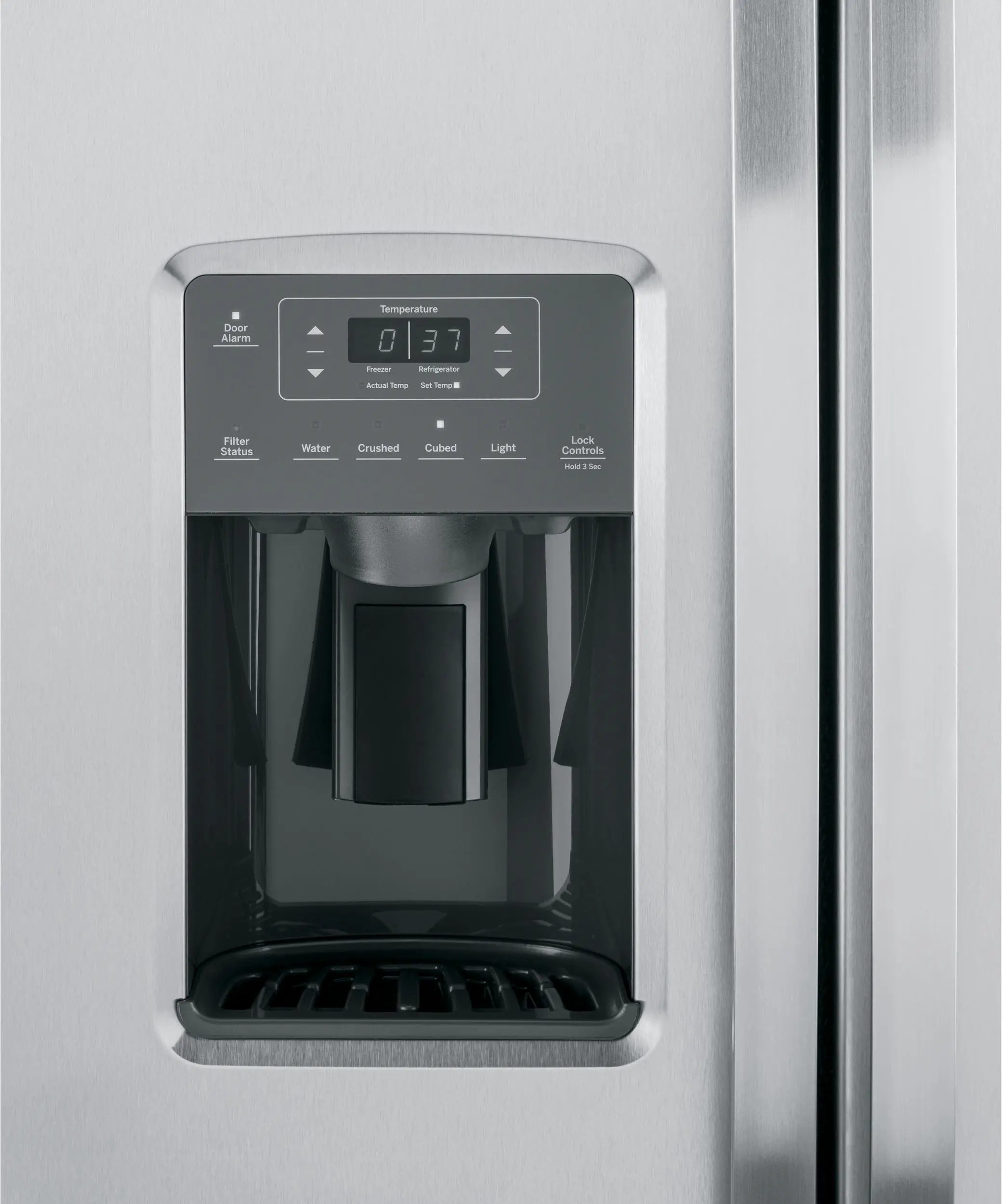 GSS25GYPFS GE 25.1 cu ft Side by Side Refrigerator - Stainless Steel-5