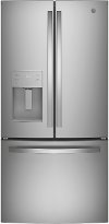 GFE24JYKFS GE 23.6 cu ft French Door Refrigerator - 33 W Stainless Steel