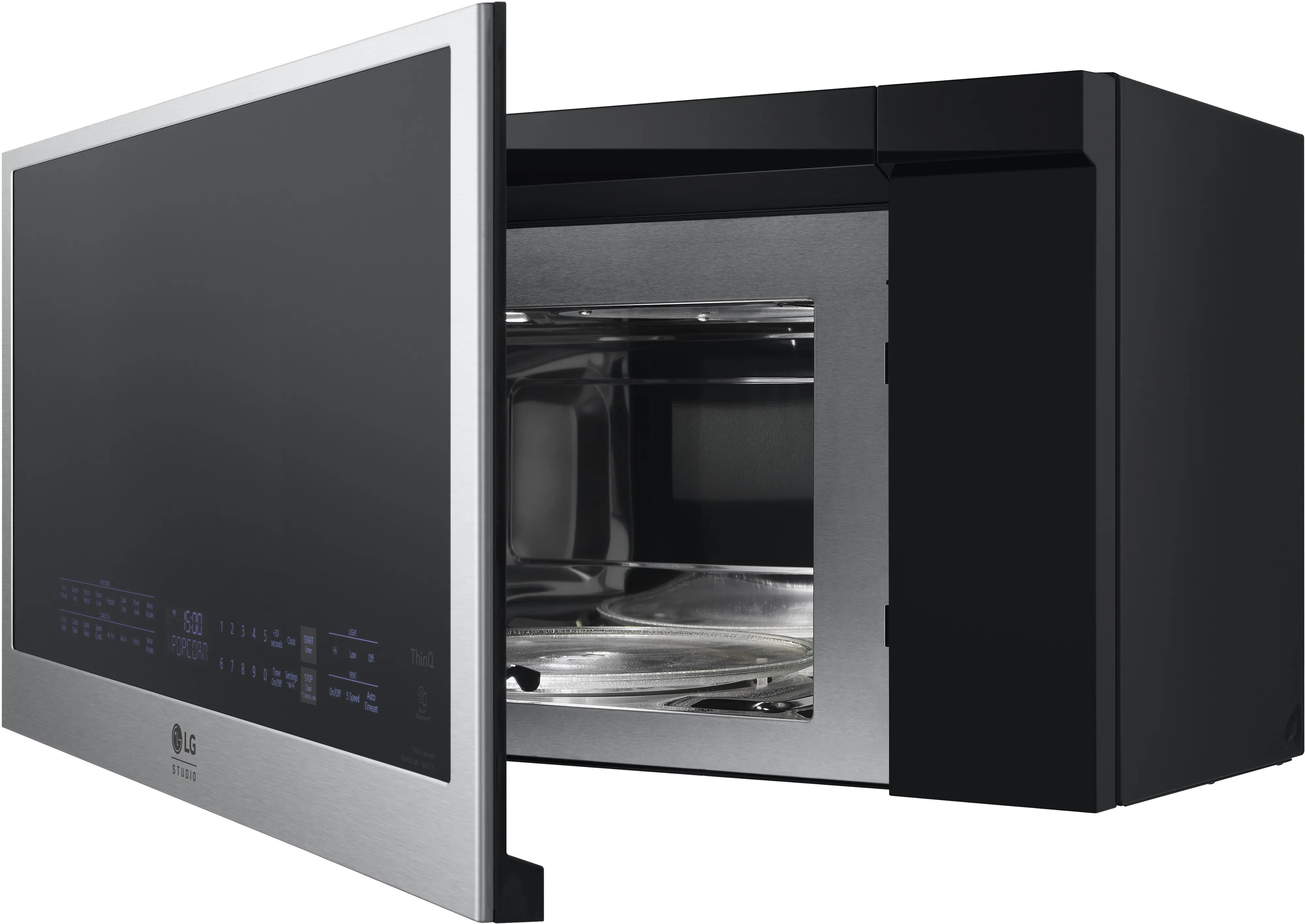 MHES1738F LG Studio 1.7 cu ft Over the Range Microwave - Stainless Steel-2