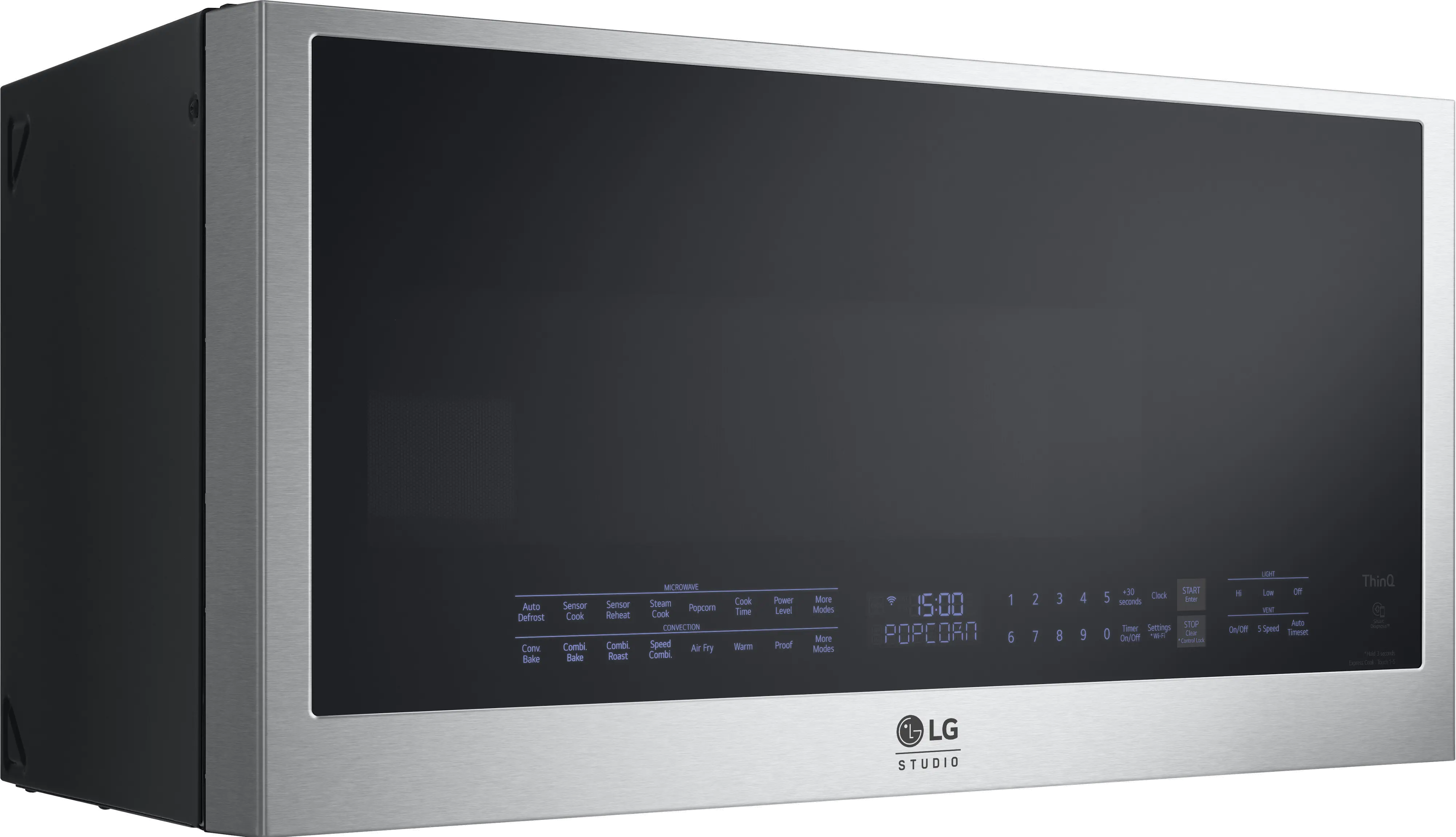 MHES1738F LG Studio 1.7 cu ft Over the Range Microwave - Stainless Steel-3