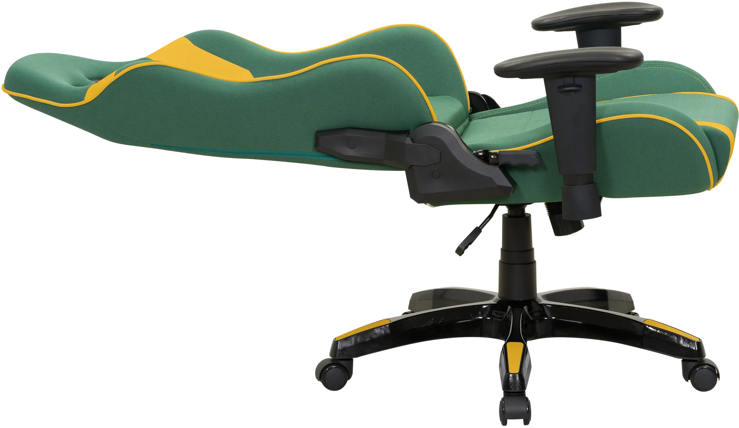 Workspace Contemporary Green and Yellow High Back Ergonomic Gaming Chair-5