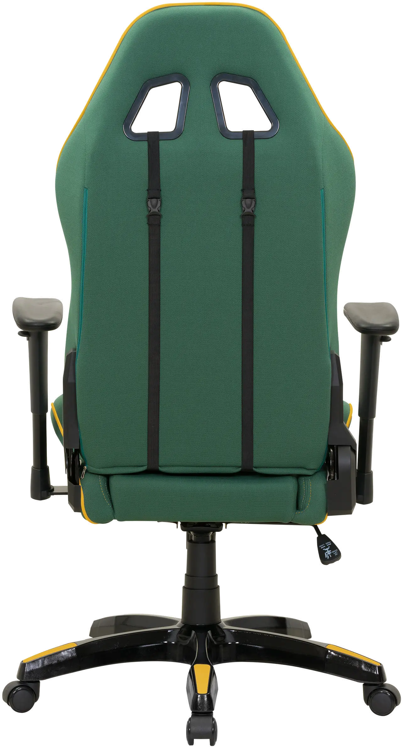 Workspace Contemporary Green and Yellow High Back Ergonomic Gaming Chair-6