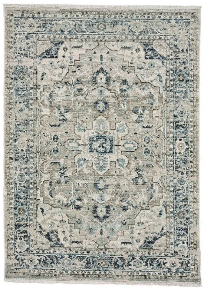 3921RS05010705340 Landis-Heriz 5 x 8 Mica Blue Area Rug-1