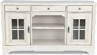 Mountain Breeze Maple White 64 TV Stand