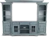 Mountain Breeze Blue Entertainment Wall