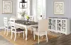 Bourbon County White Two-Tone 7 Piece Dining Set