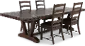 Homestead Dark Brown 5 Piece Dining Set