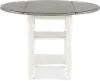 Newark White Round Dining Room Table