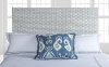 Panama Jack White Rattan King Headboard