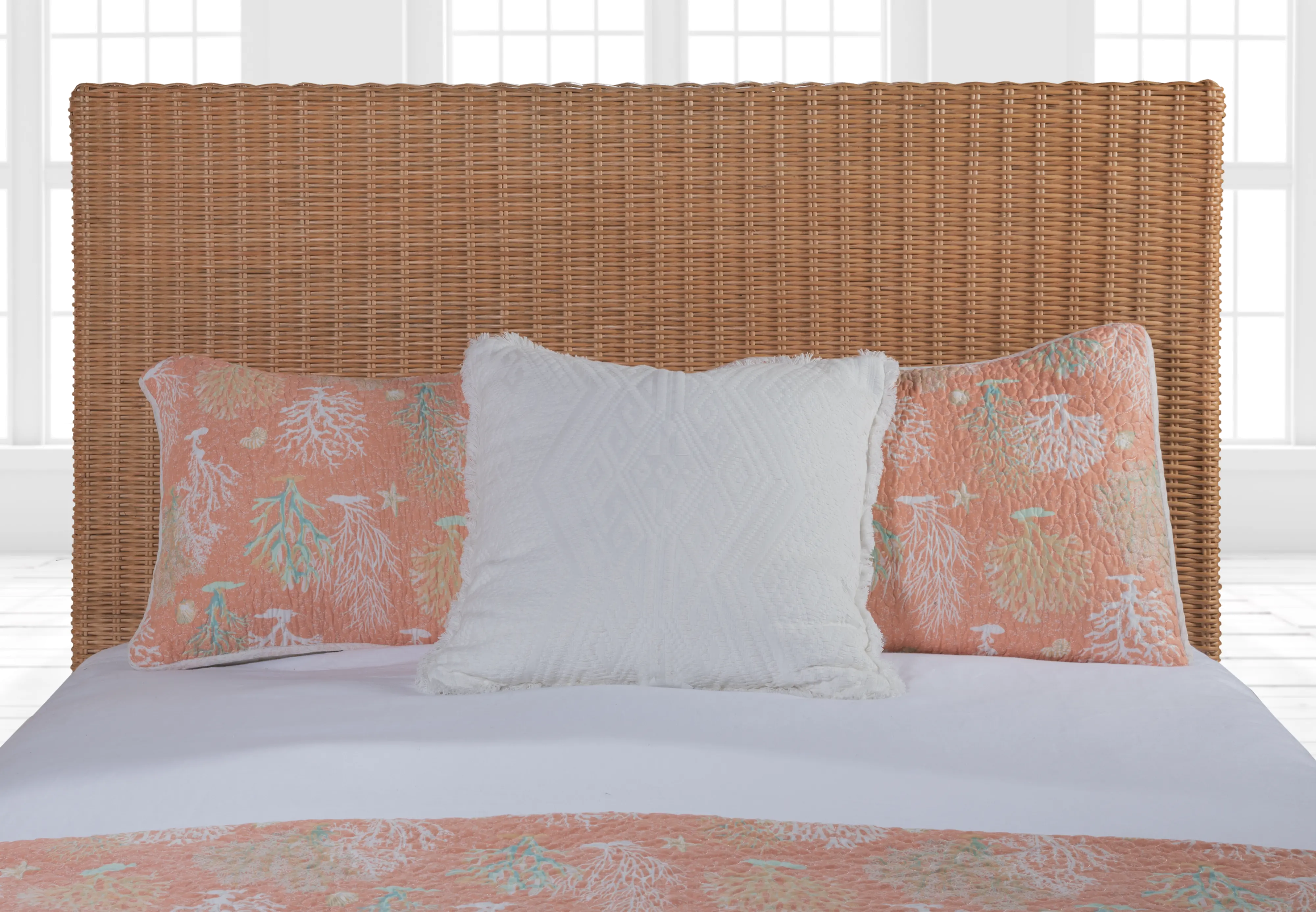 Panama Jack Natural Woven Twin Headboard-1