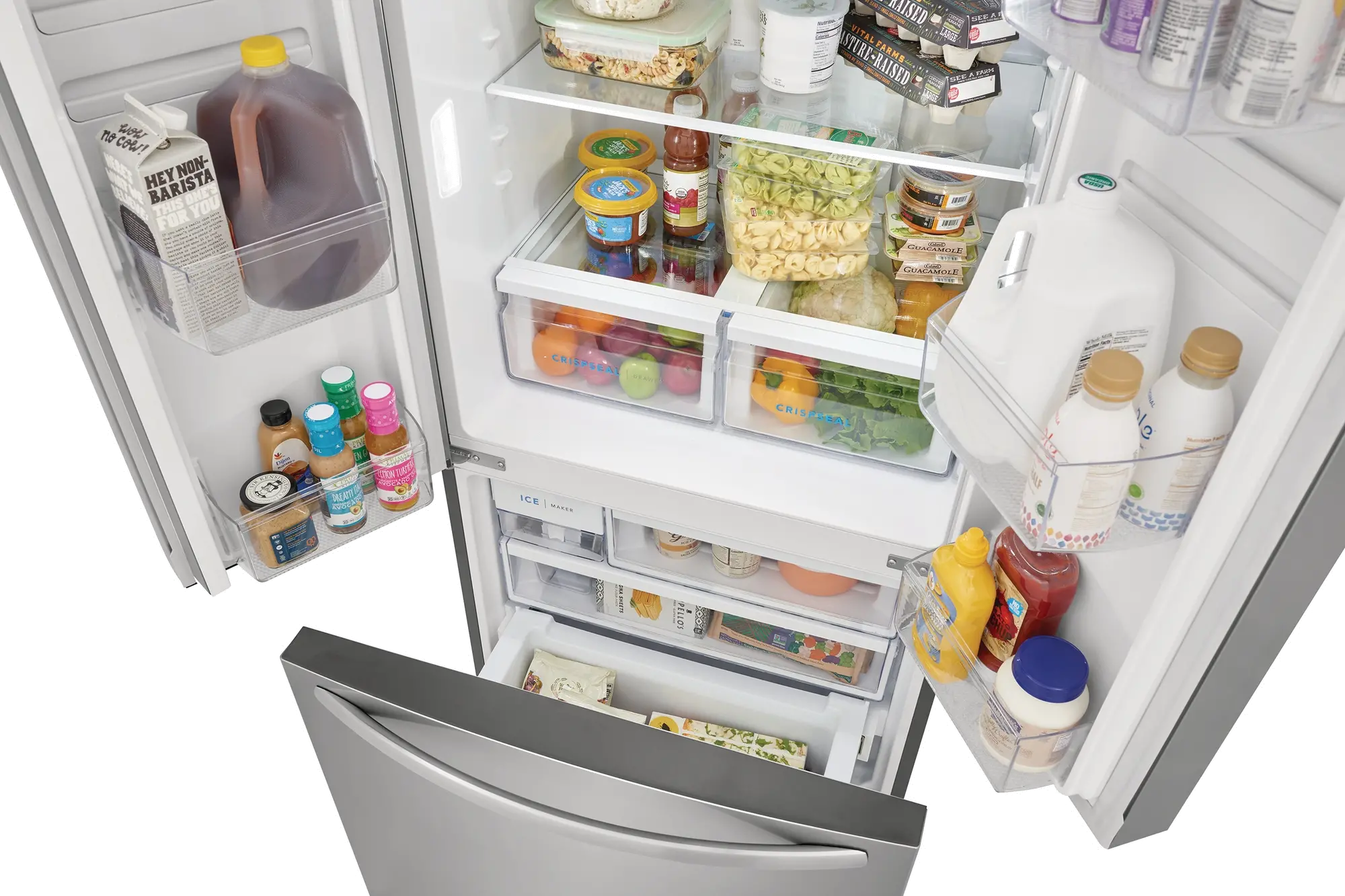 FRFG1723AV Frigidaire 17.6 cu ft French Door Refrigerator - Counter Depth Stainless Steel-4