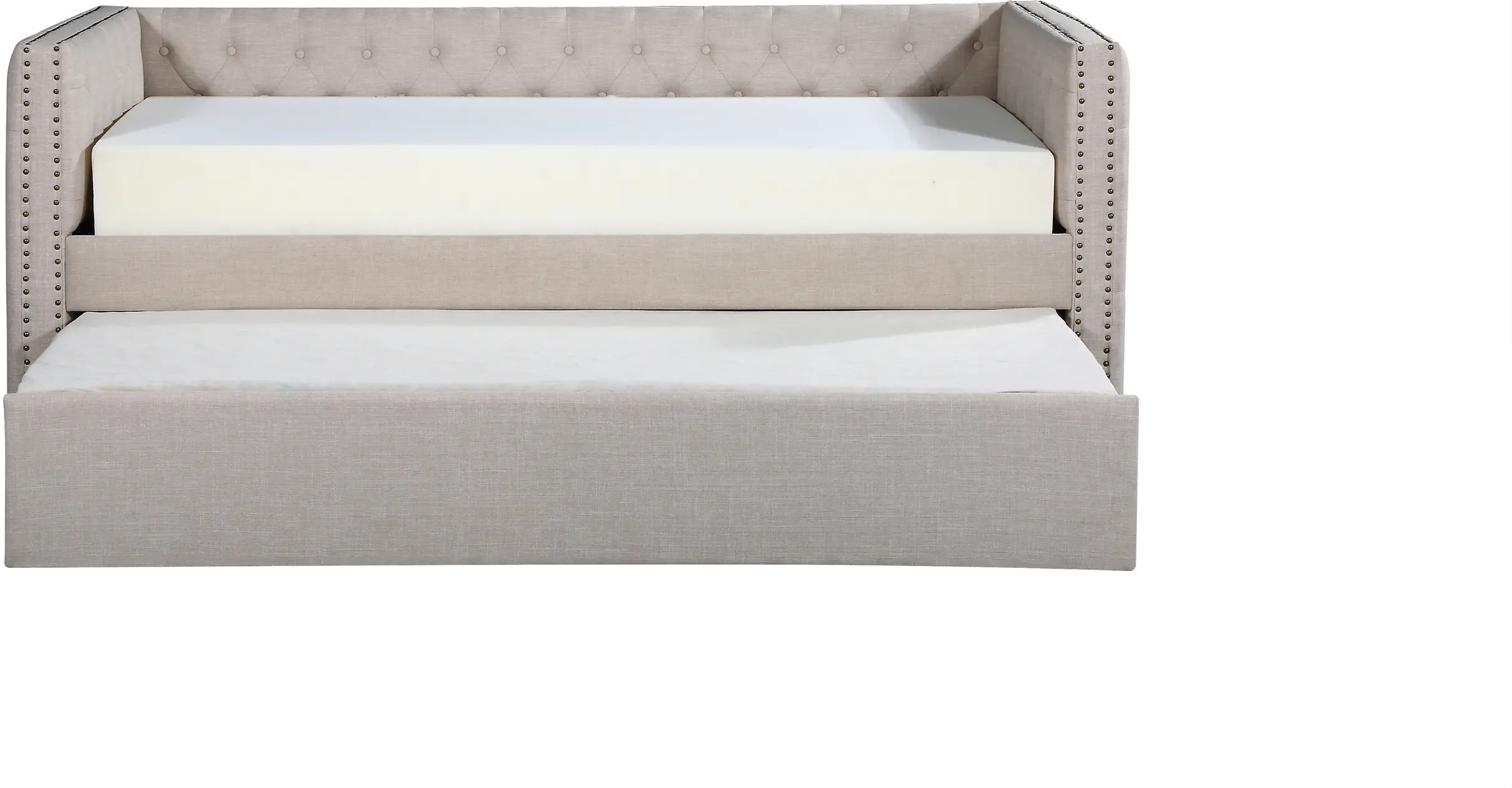 Trina Ivory Twin Daybed with Trundle-3