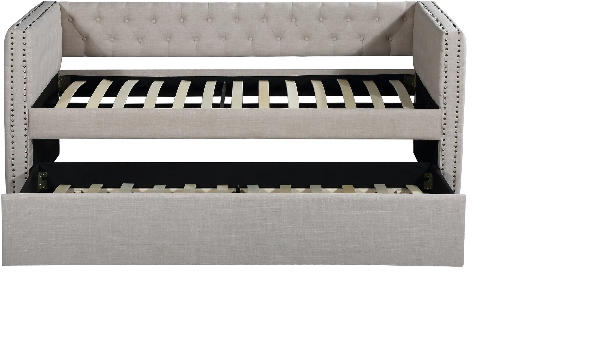Trina Ivory Twin Daybed with Trundle-4