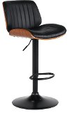 Brock Black Adjustable Stool