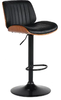 Brock Black Adjustable Stool