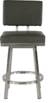 LCBBBABSVG26 Balboa Gray Counter Height Stool