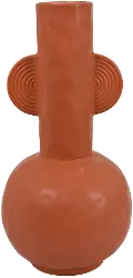 Rust Red 11.75 Inch Vase