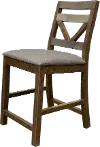 Loft Rustic Pine Counter Height Stool