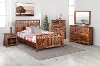 Kalispell Natural 4 Piece Queen Bedroom Set