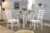 Clearance Prescott White and Wheat 3 Piece Dining Room Set