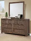 Moonlight Ridge Dark Oak Dresser