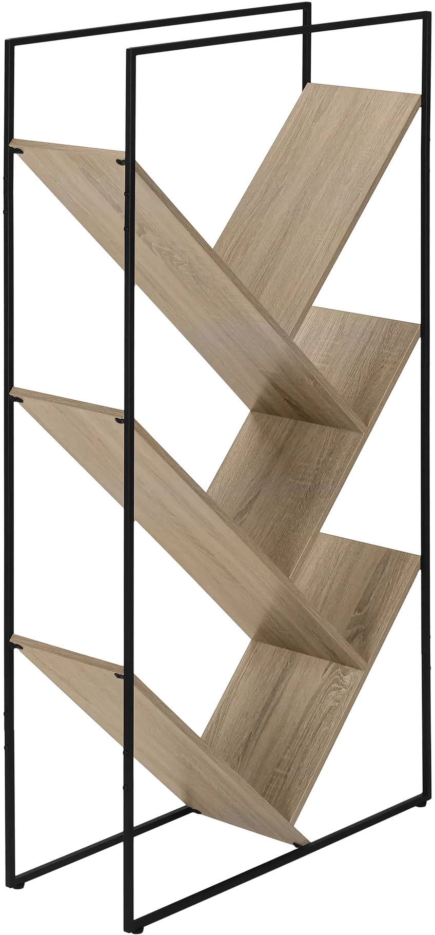 Cliff Contemporary 60 Taupe Bookcase-3