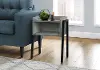 Industrial Grey Storage Cubby Accent Table