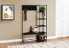 Industrial 72 Inch Black Hall Tree