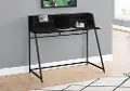 Mid-Century Modern 48 Black Computer Desk