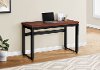 I 7676 Contemporary 48 Inch Cherry Adjustable Height Computer Desk