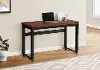 I 7676 Contemporary 48 Inch Cherry Adjustable Height Computer Desk