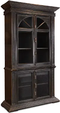 Palma Antique Black Display Cabinet