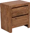 Hidden Haven Natural Nightstand