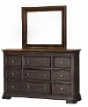 Clearance Grand Louie Brown Dresser