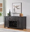Onyx Black Dining Room Server